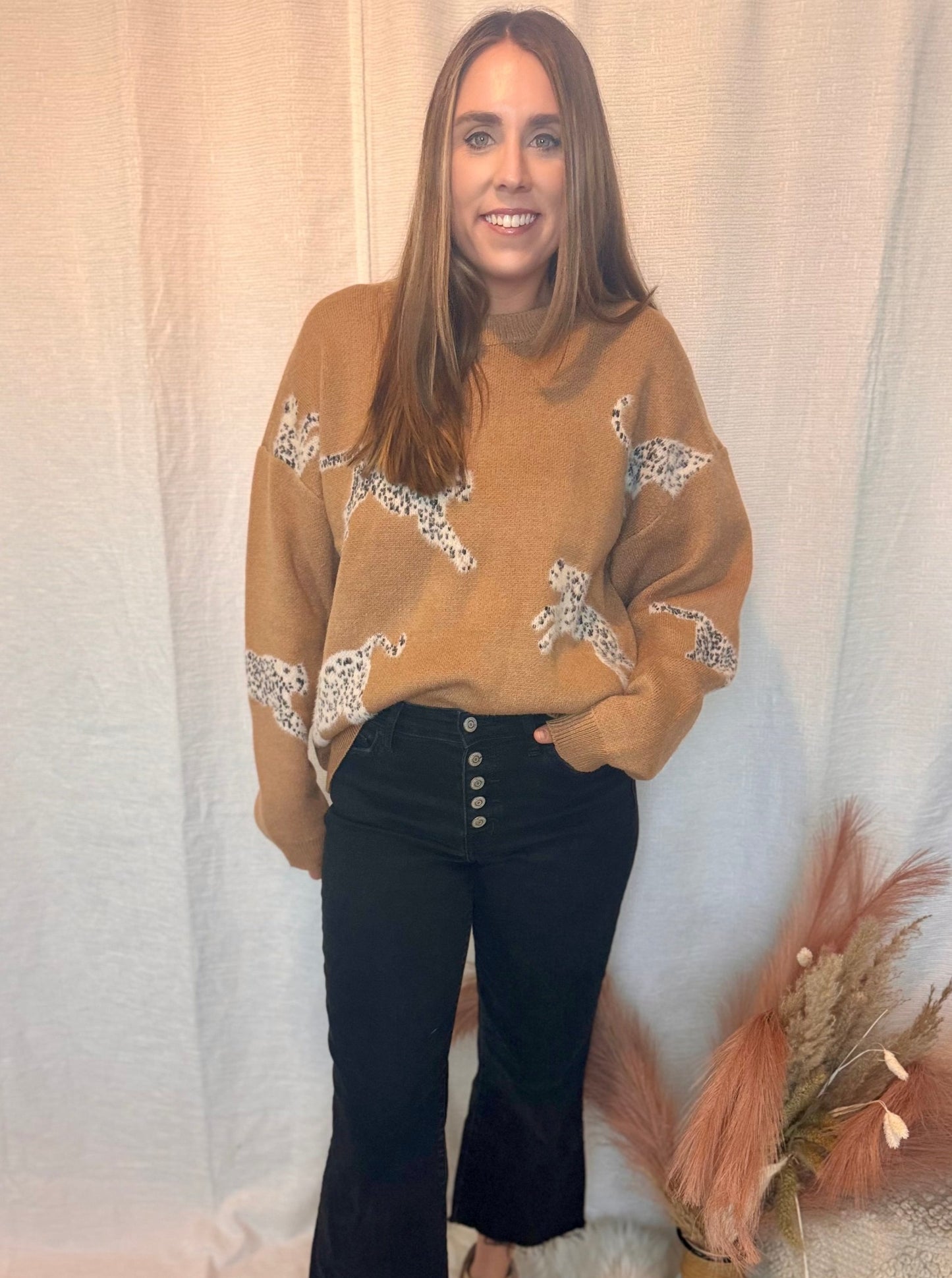 Marisa Tan Leopard Sweater