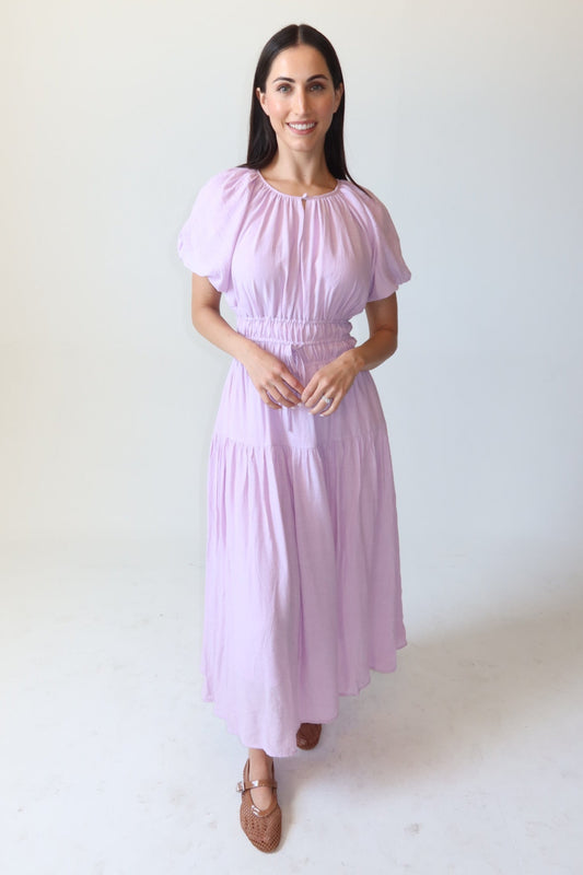 Elani Lilac Maxi Dress