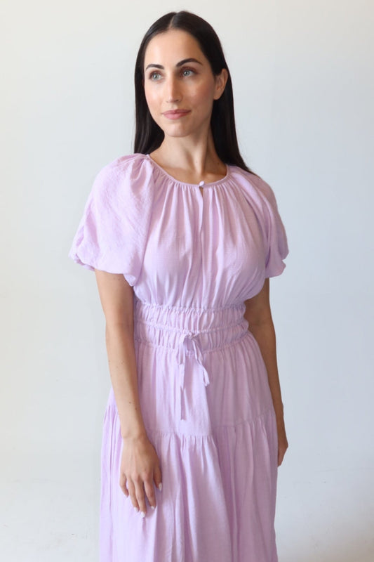 Elani Lilac Maxi Dress