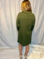 Alex Olive Knit Henley Mini Dress
