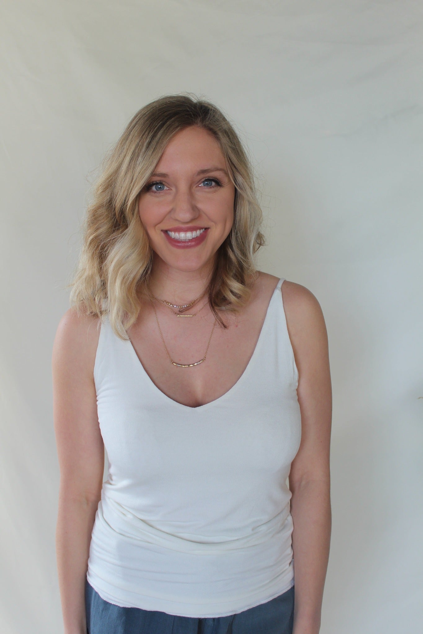 Goes With Everything White Tank Top