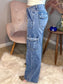 Madeline Mid Rise Cargo Jeans