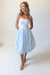 Marlow Light Blue Bubble Midi Dress