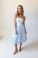Marlow Light Blue Bubble Midi Dress