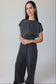Angelina Charcoal Athleisure Pant and Top Set