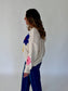 Layla Ivory Sweater with Colorful Flowers