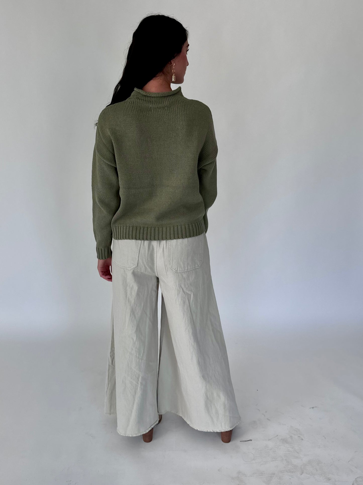 Lyndsay Sage Mock Neck Sweater