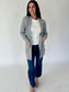 Hayden Grey Ribbed Cardigan