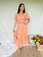 Love Story Dusty Orange Top & Skirt Set