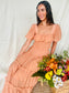 Love Story Dusty Orange Top & Skirt Set