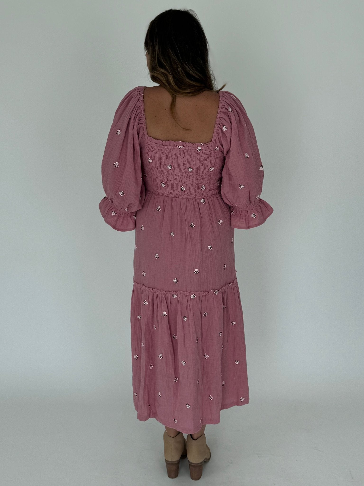 totally wild midi dress pink RESA Mandi Midi Dress | Wild Dove Boutique