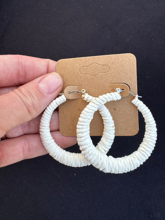 Twine Wrap Hoops