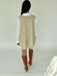 Charlotte Taupe Sweater Vest Dress