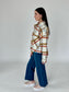 Jackie Multi Plaid Button Jacket