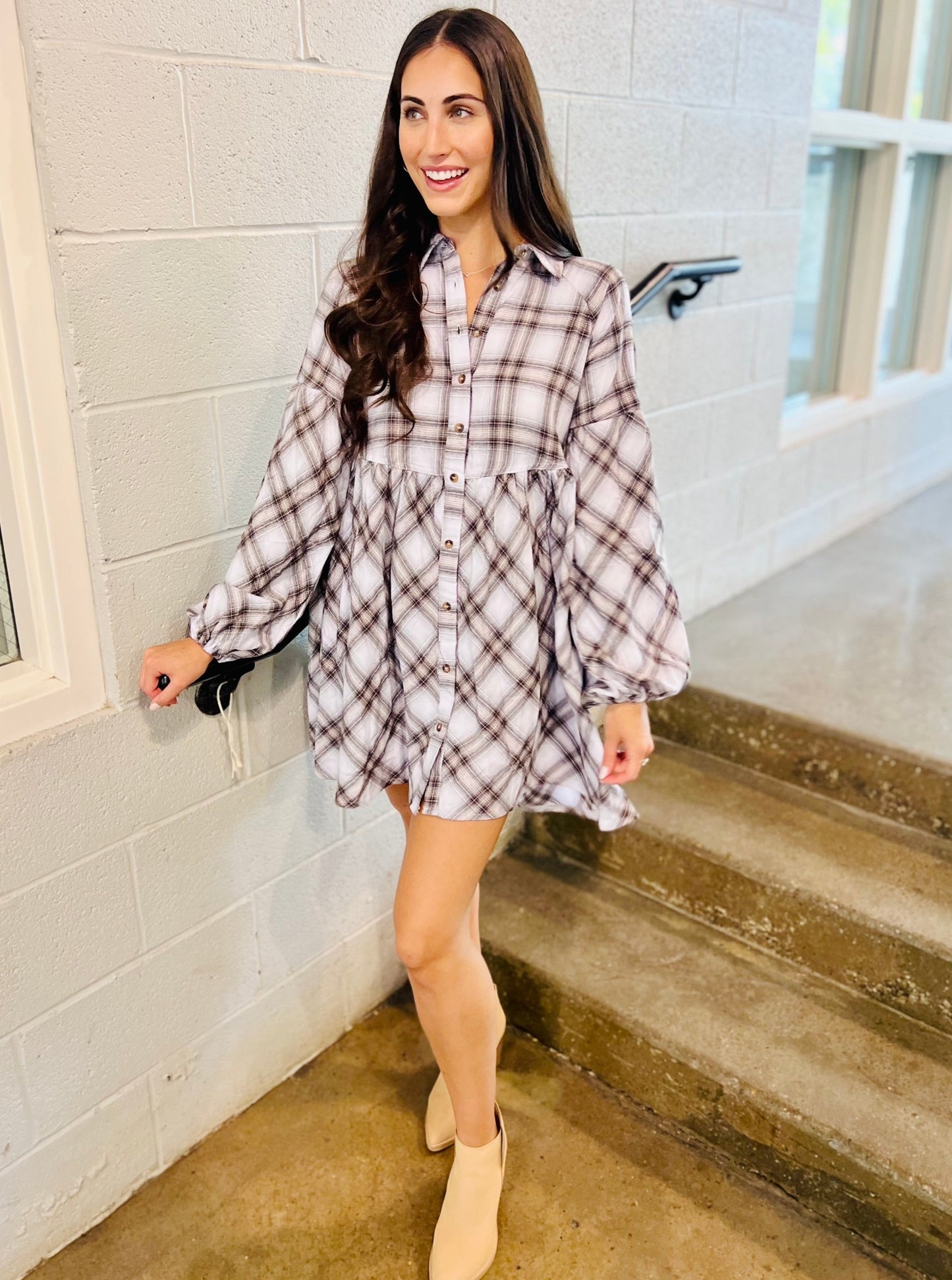 see by chlo checked woven mini dress Checked Shift Dress by See by Chlo