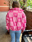 Polly Checkered and Floral Puffer Jacket