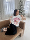 Christmas Vibes Oversized Graphic Tee