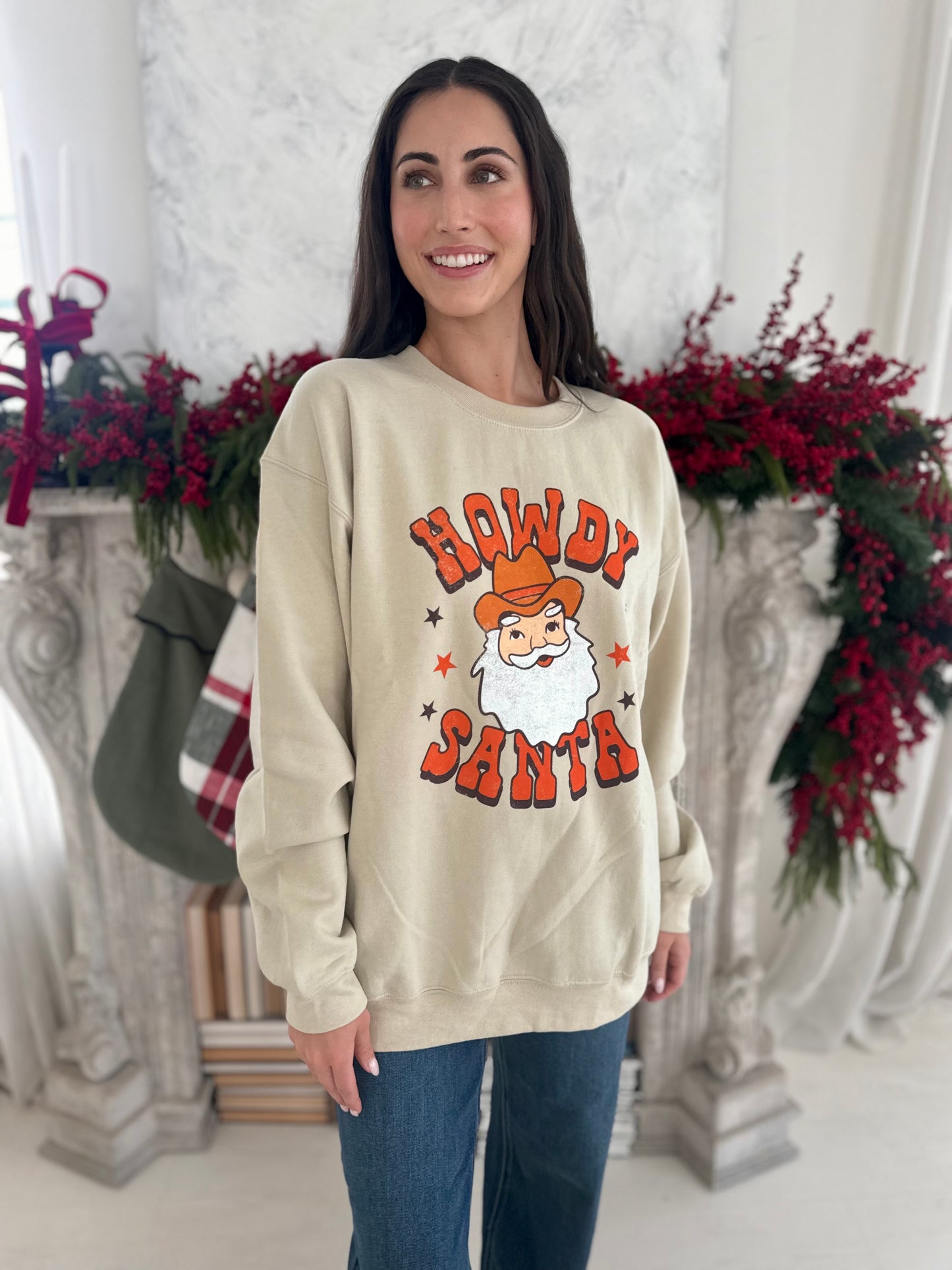 Howdy Santa Sweatshirt