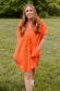 Layla Orange Mini Dress