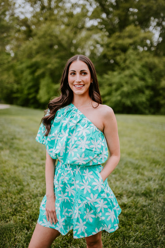 Ava Grace Floral Matching Skirt Set