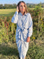 Tenille Button Down Shirt Dress with Tie