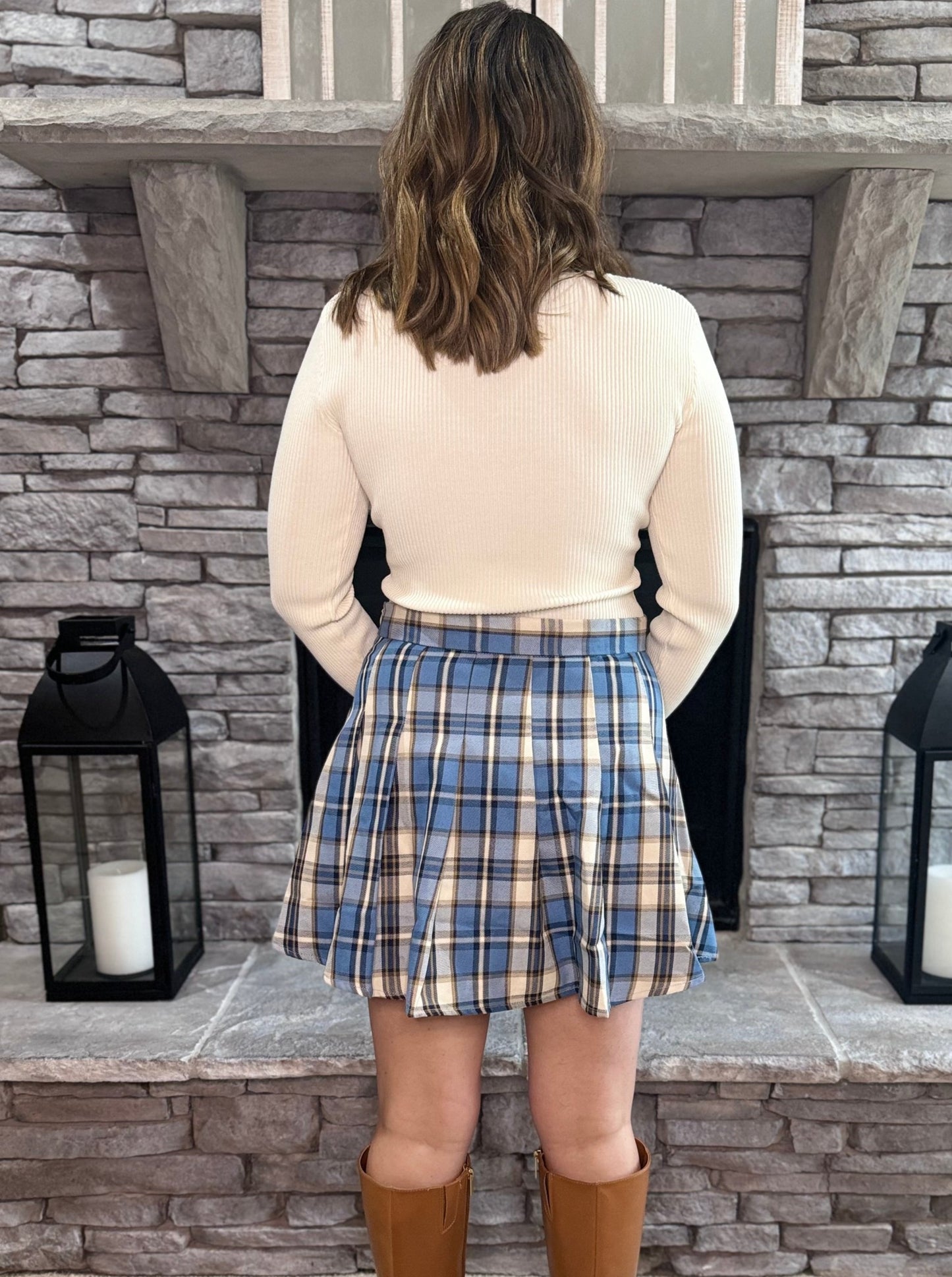 Lucia Plaid Mini Skirt
