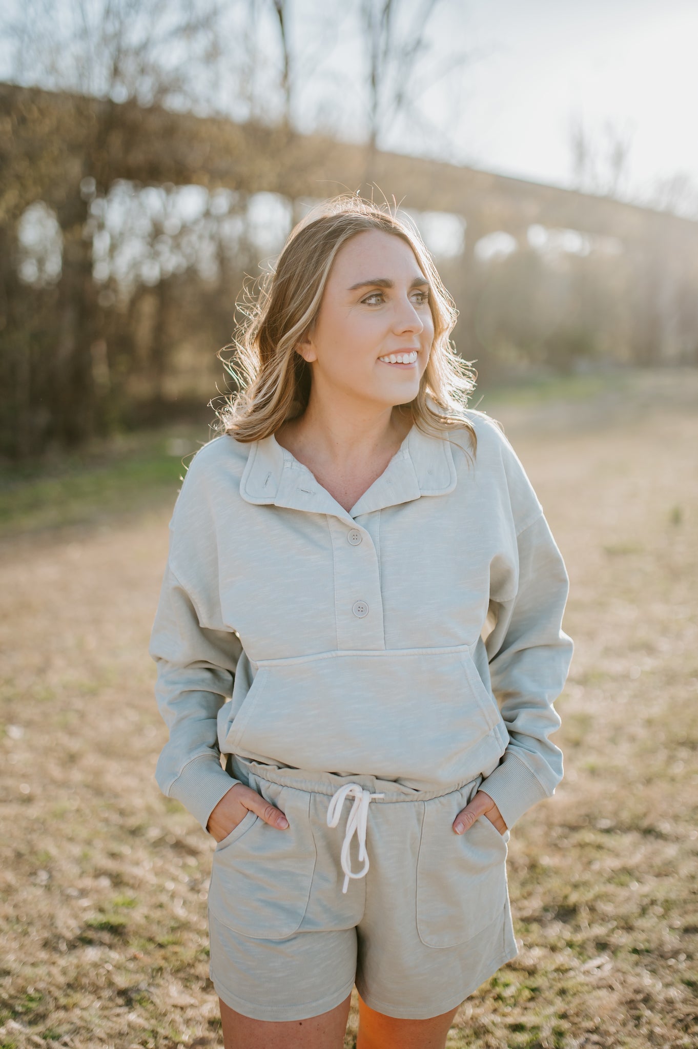 Hayes Long Sleeve Matching Set Top