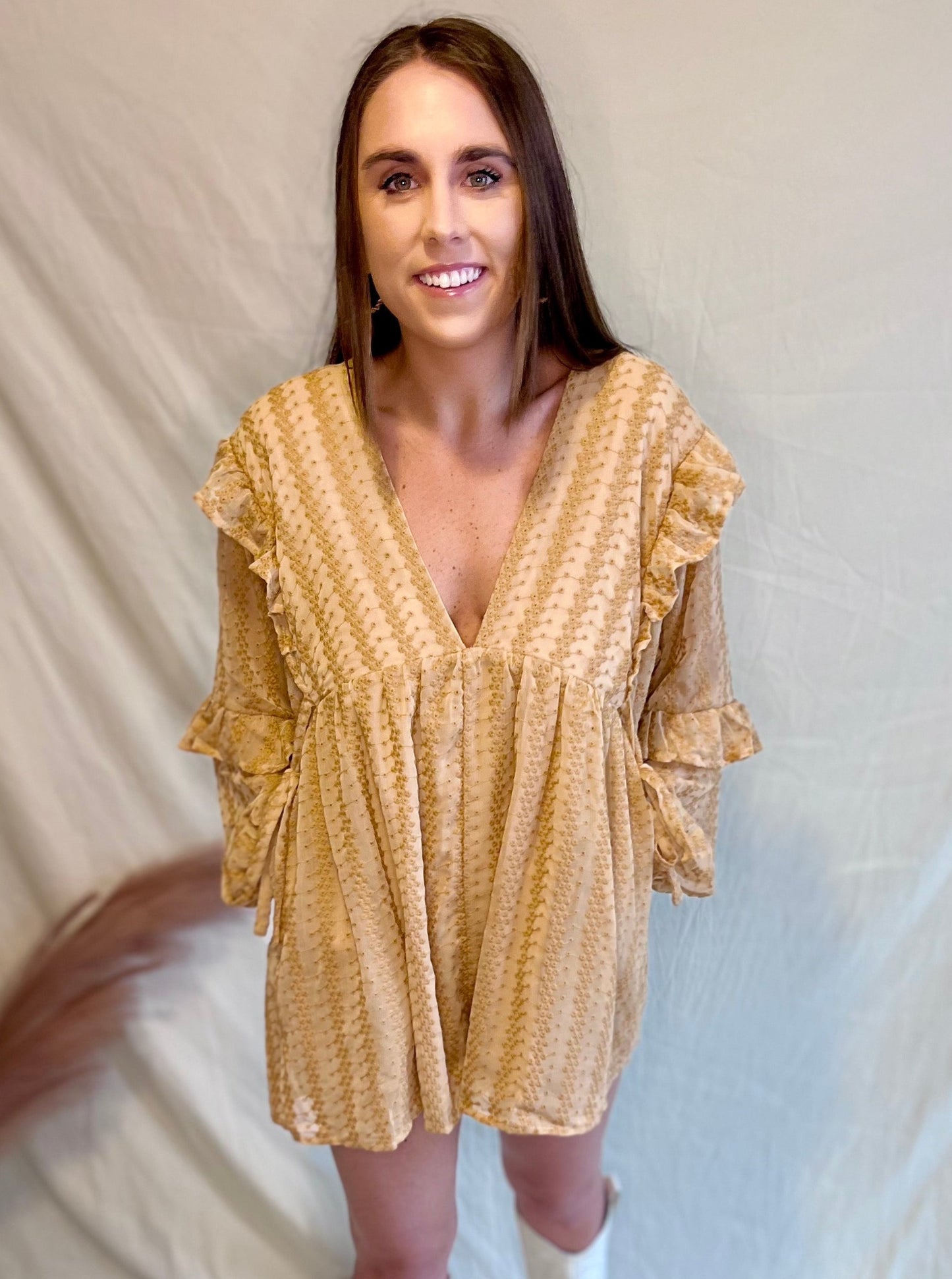 Stellar Beauty Amber Long Sleeve Romper