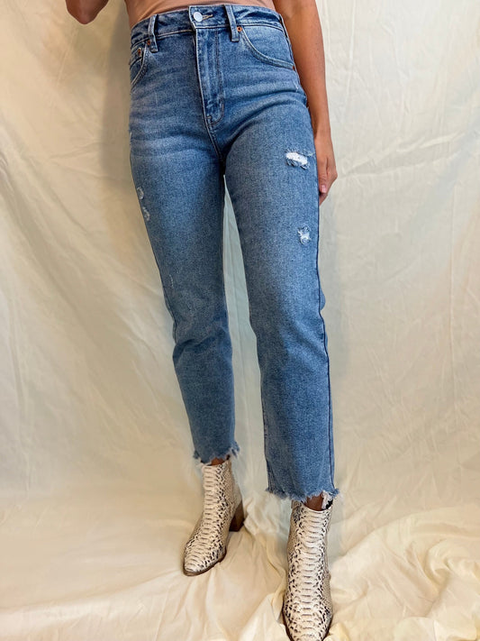 Morgan Strait Leg Jean