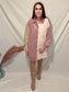 Nothin' To It Two Toned Color Block Button Up Mini Dress